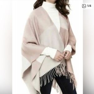 SOIA & KYO I O/S Mirel Woven Scarfigan I soft pink grey